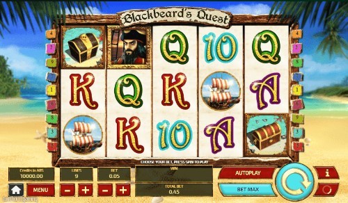 blackbeards quest slot UK