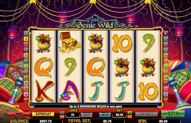 Slot machine wild life