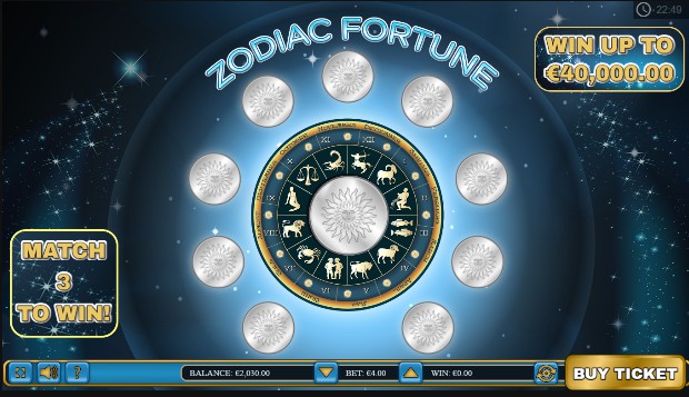 Zodiac Fortune Bonus Round 2