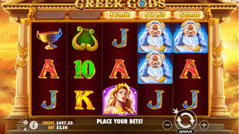 Greek Gods slot UK